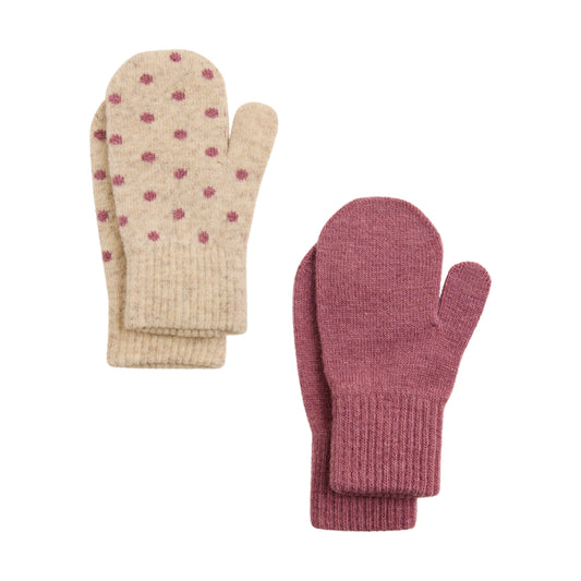 Vettlingar m/ull - Nostalgia Rose