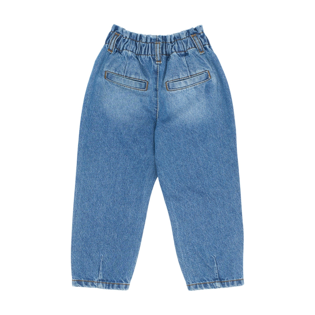 Pita Carrot Jeans - Blue Denim