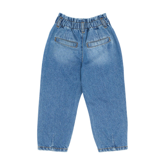Pita Carrot Jeans - Blue Denim