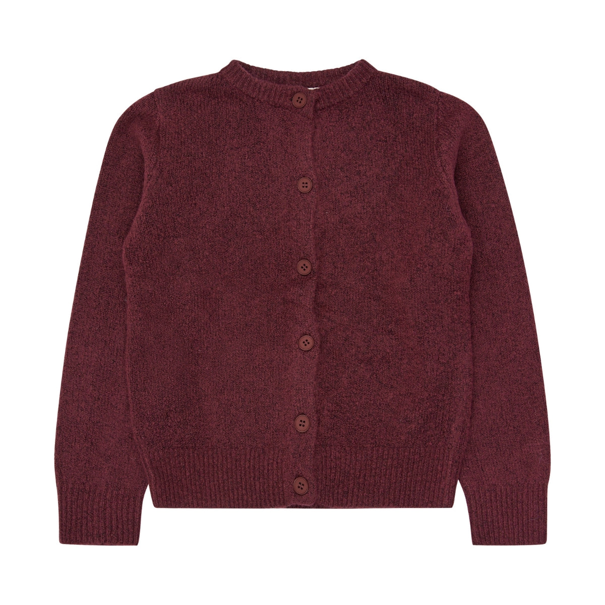 Hneppt peysa, Verity - Burgundy
