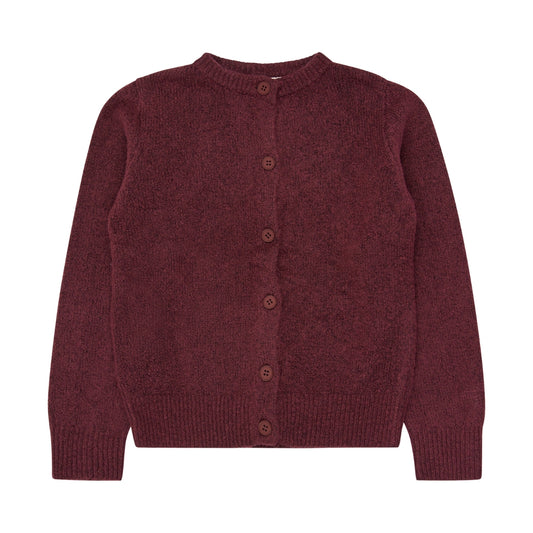 Hneppt peysa, Verity - Burgundy
