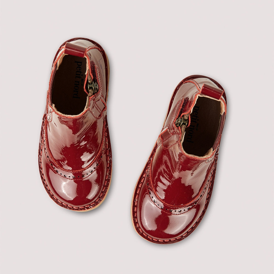 Ökklaskór, Boot Stars - Cherry Patent