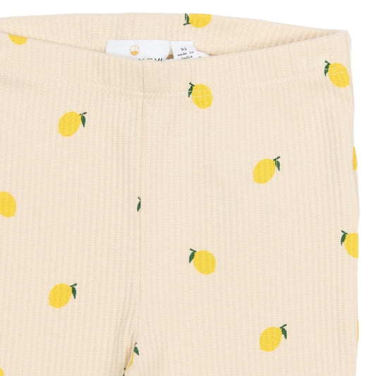 Útvíðar buxur, Smilla - Gardenia Lemon