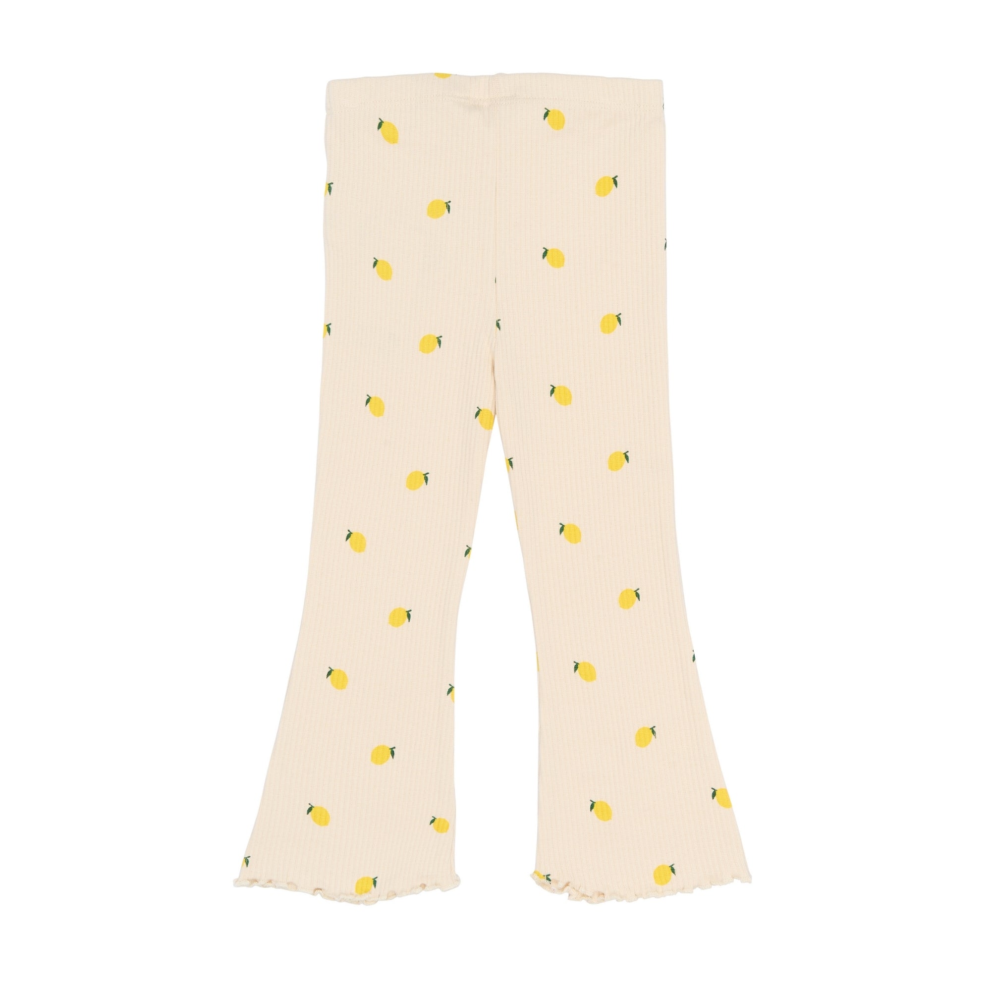 Útvíðar buxur, Smilla - Gardenia Lemon