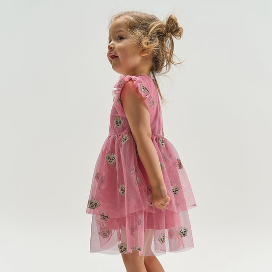 Kjóll, Tulle - Cashmere Rose