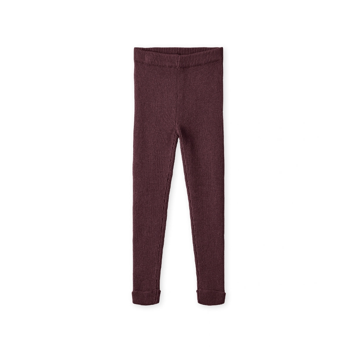 Benna Rib leggings - Burgendy
