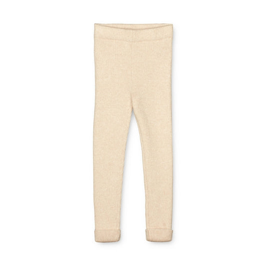 Benna Rib leggings - Sandshell