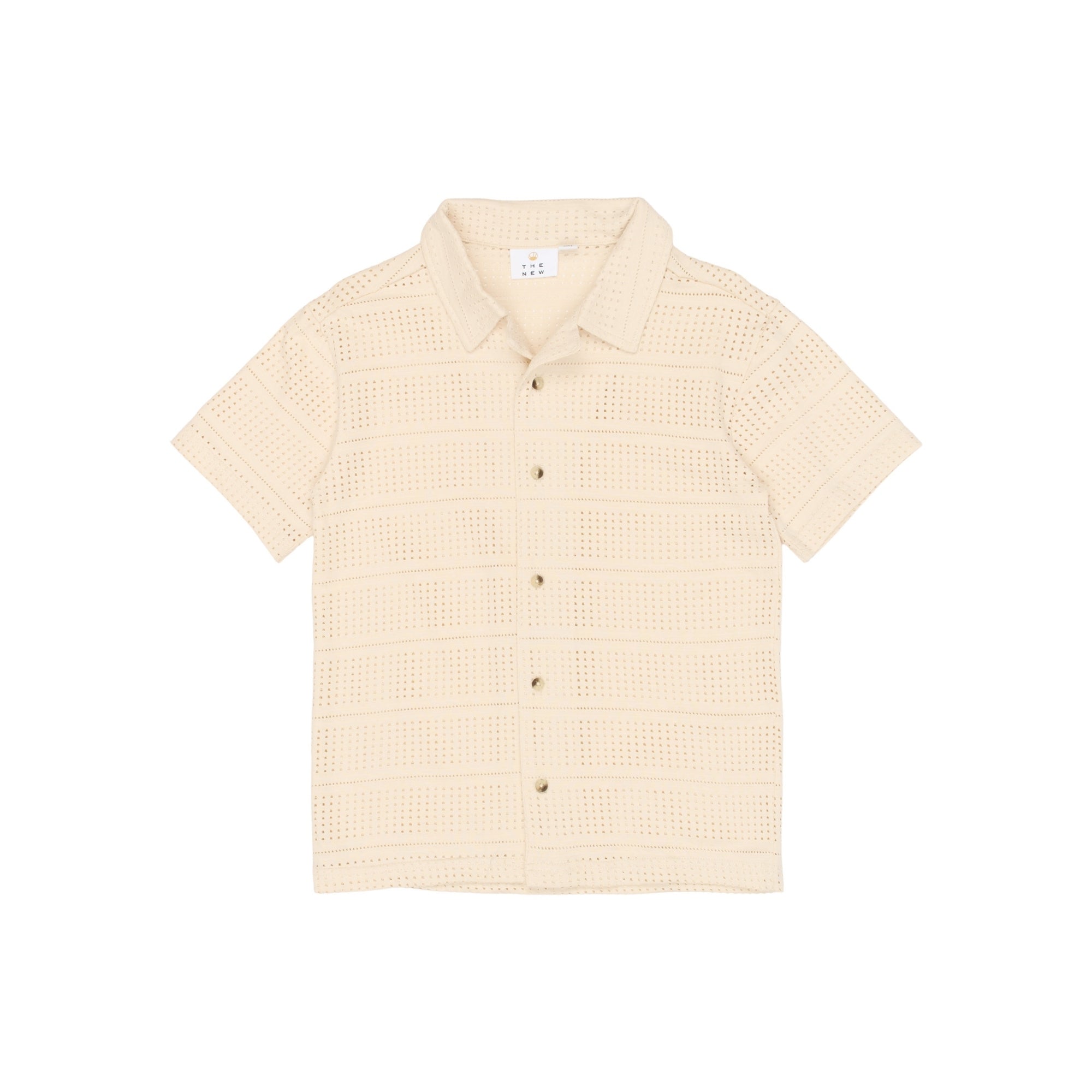 Stuttermaskyrta, Truman - Antique white