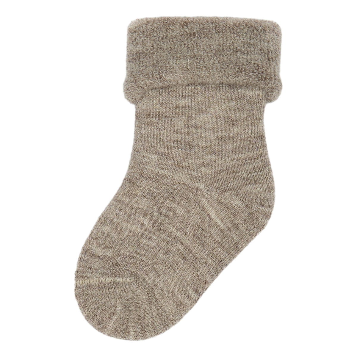 Bamboo Baby Wool sokkar - Brown Melange