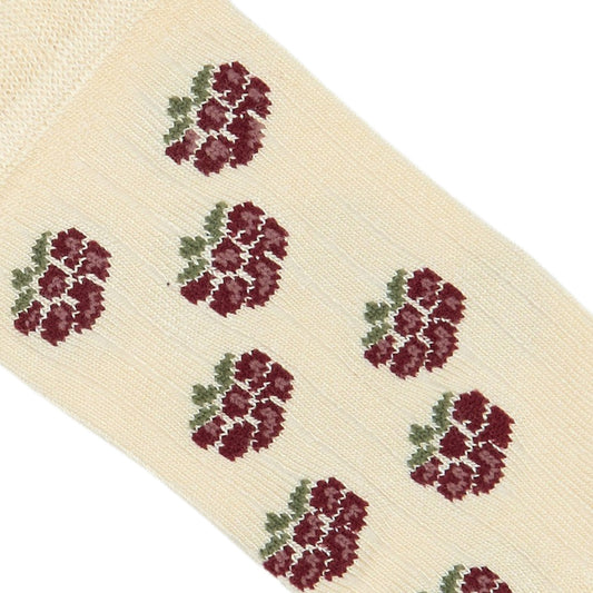 Bamboo Frill sokkar - Blackberry