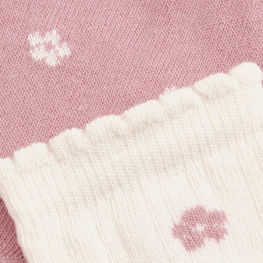 Sokkar m/doppum 2pk - Rose