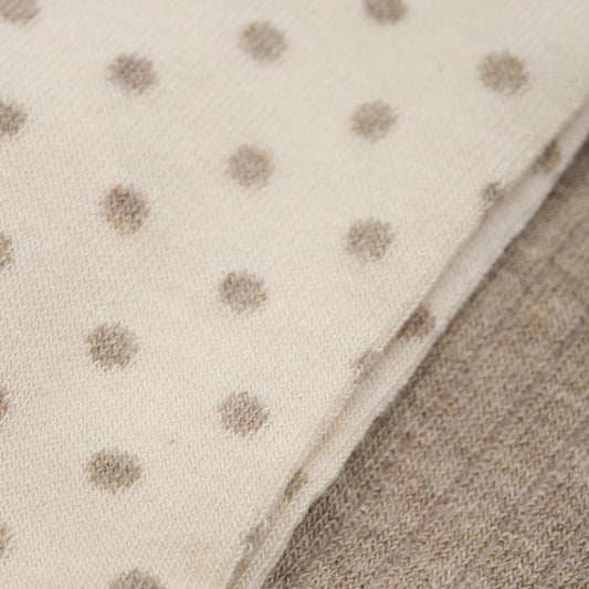 Sokkabuxur m/doppum 2pk - Simply Taupe