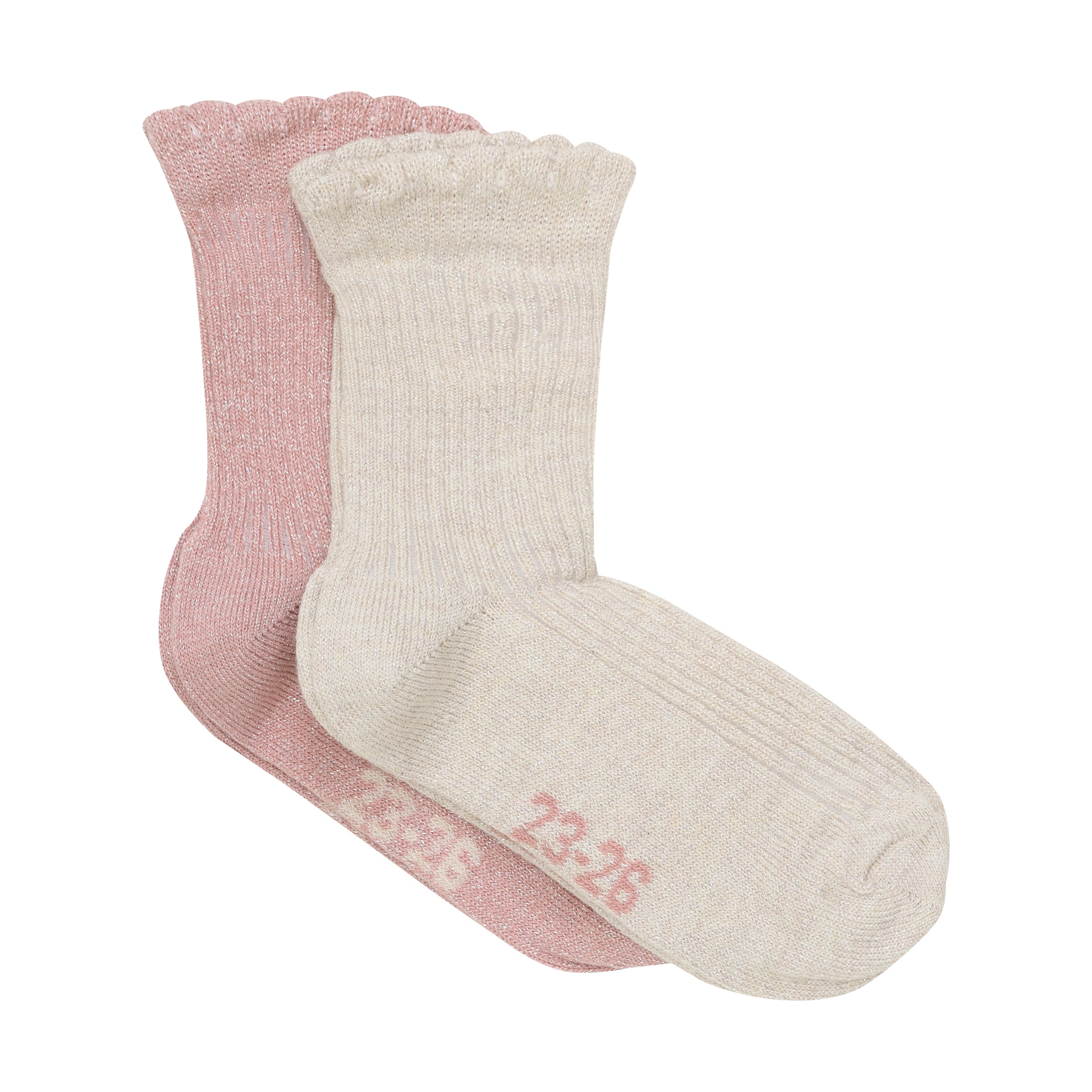 Sokkar 2pk - Ash Rose Glitter