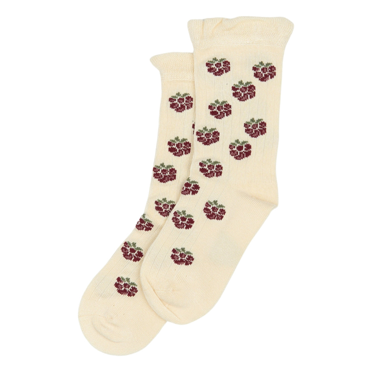 Bamboo Frill sokkar - Blackberry