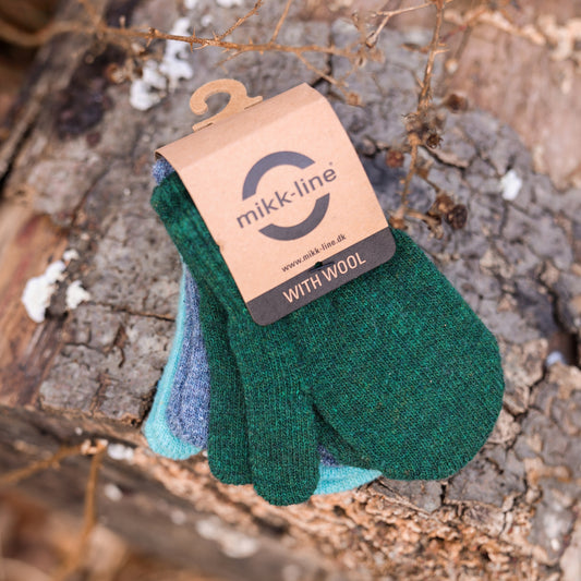 Vettlingar 3pk - Balsam Green