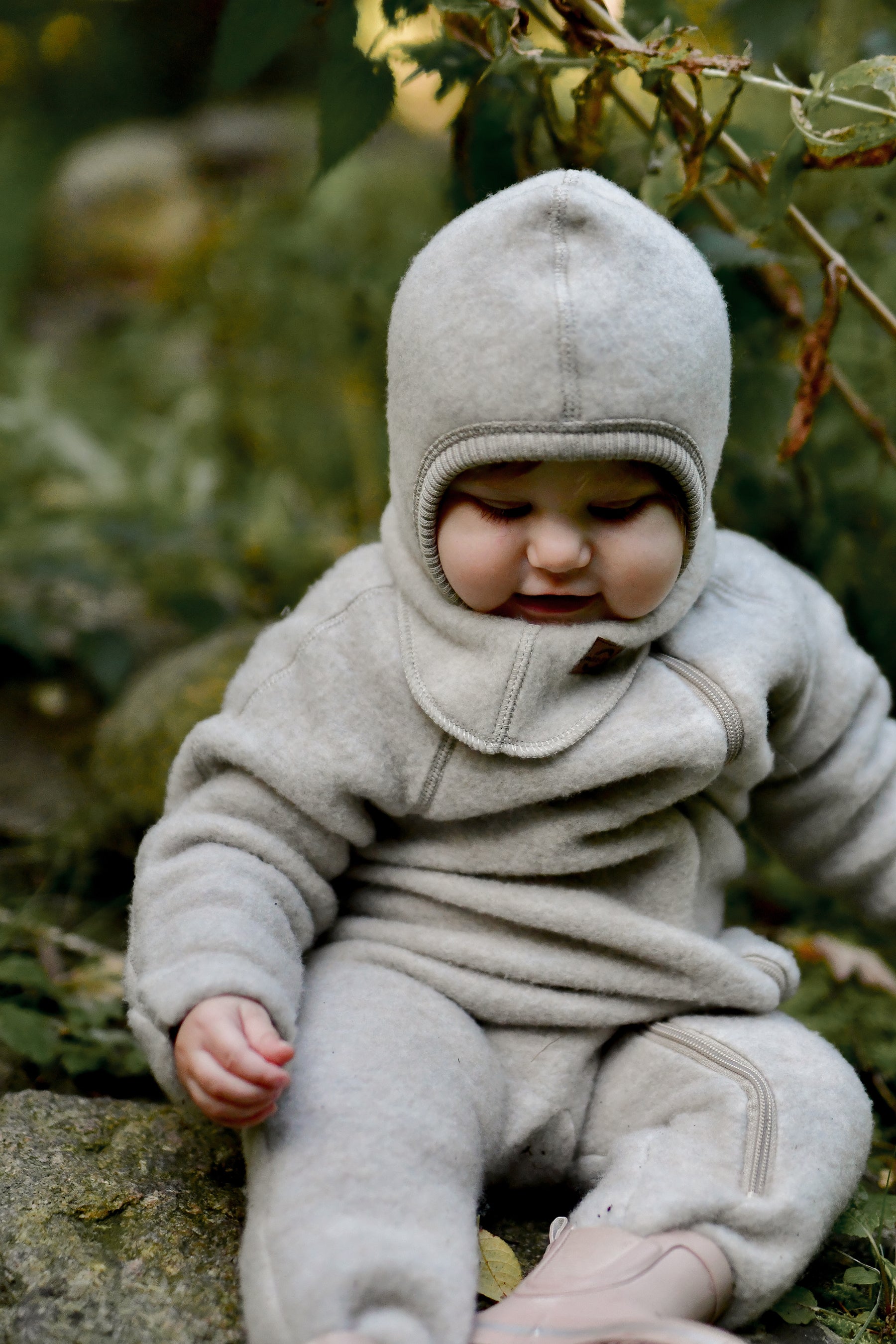 Ullargalli renndur - Melange Offwhite