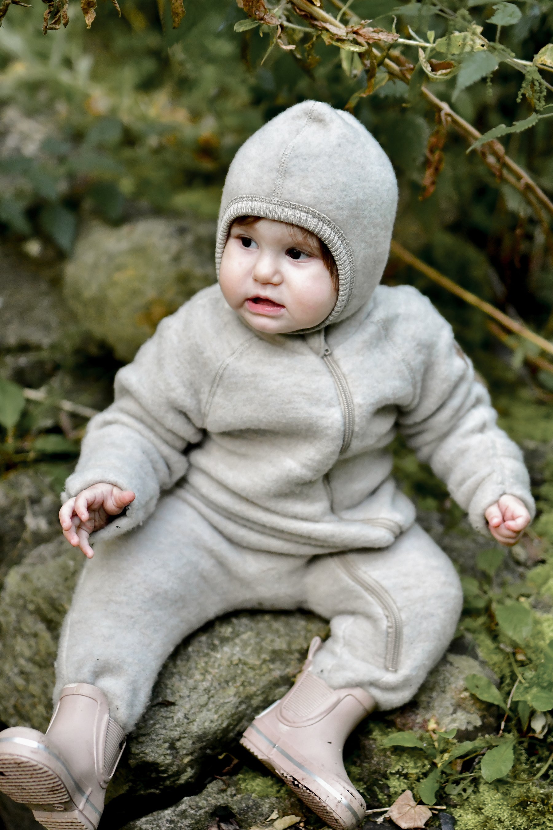 Ullargalli renndur - Melange Offwhite