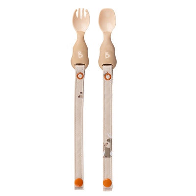 Skeið og gaffall - Attachable Weaning Cutlery
