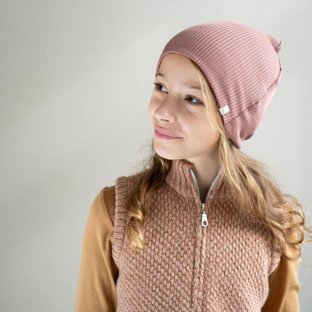 Bambi Cotton Silk húfa - Antique Rose