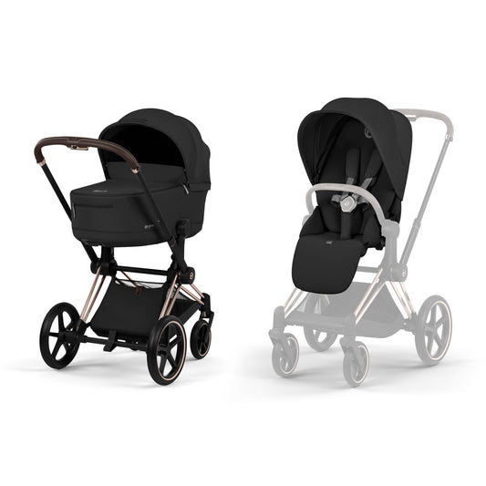 Cybex Priam - Sepia Black/Rosegold