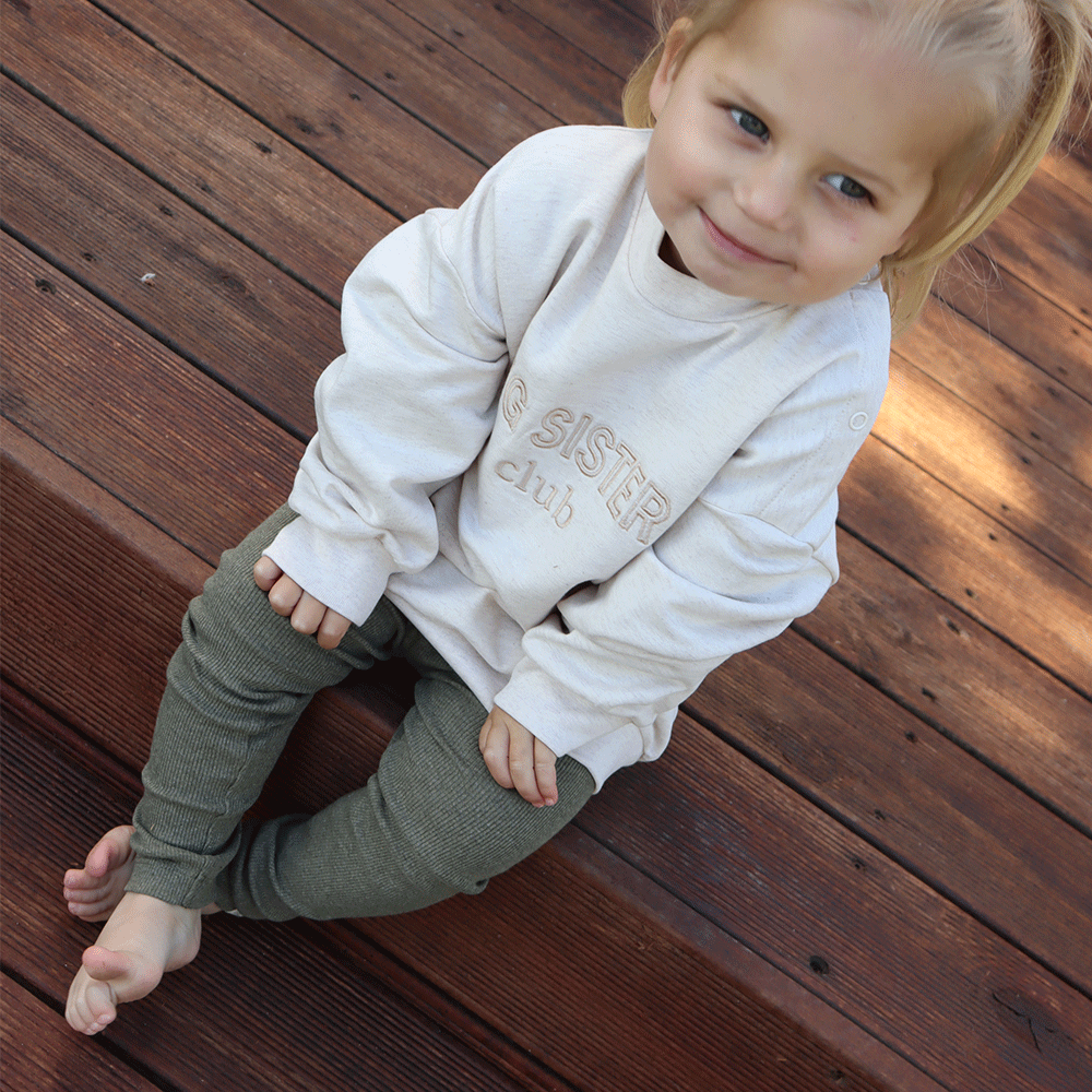 Leggings - Green melange