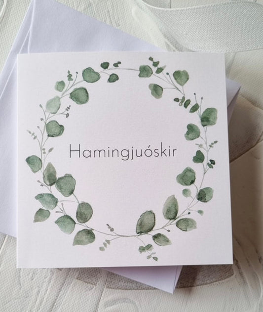 Gjafakort - Hamingjuóskir