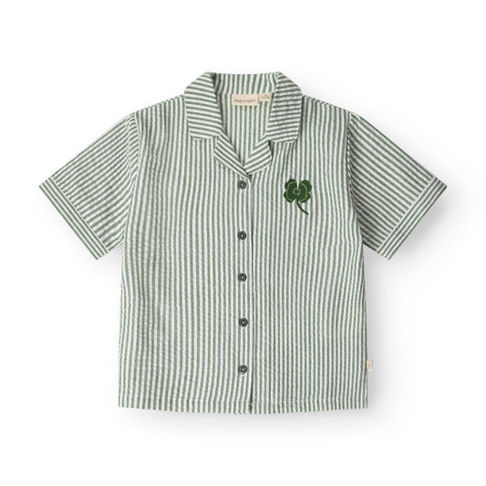 Skyrta - Green stripe