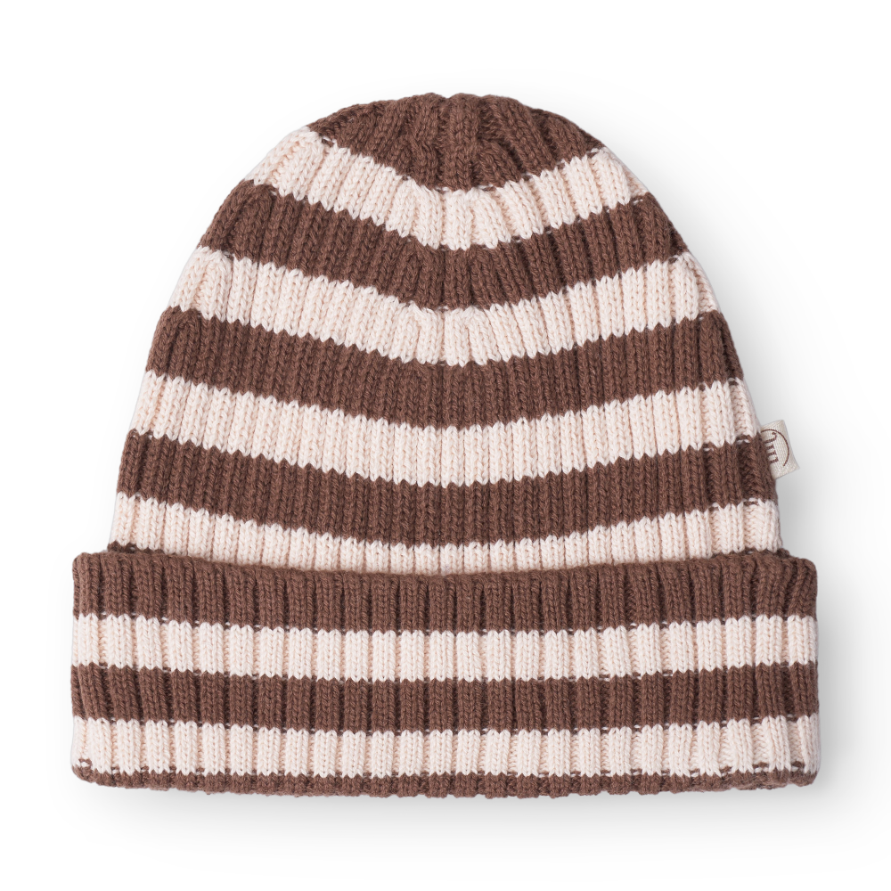 Húfa, Izzy - Brown stripe