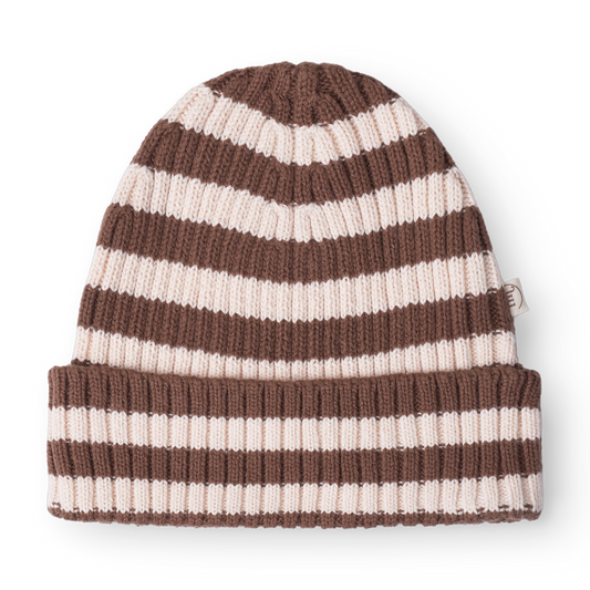 Húfa, Izzy - Brown stripe