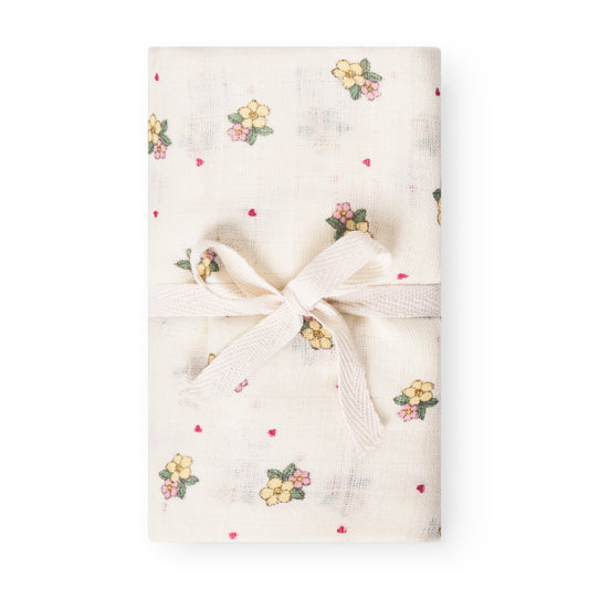 Stór taubleyja (swaddle) - Sweetheart Petals