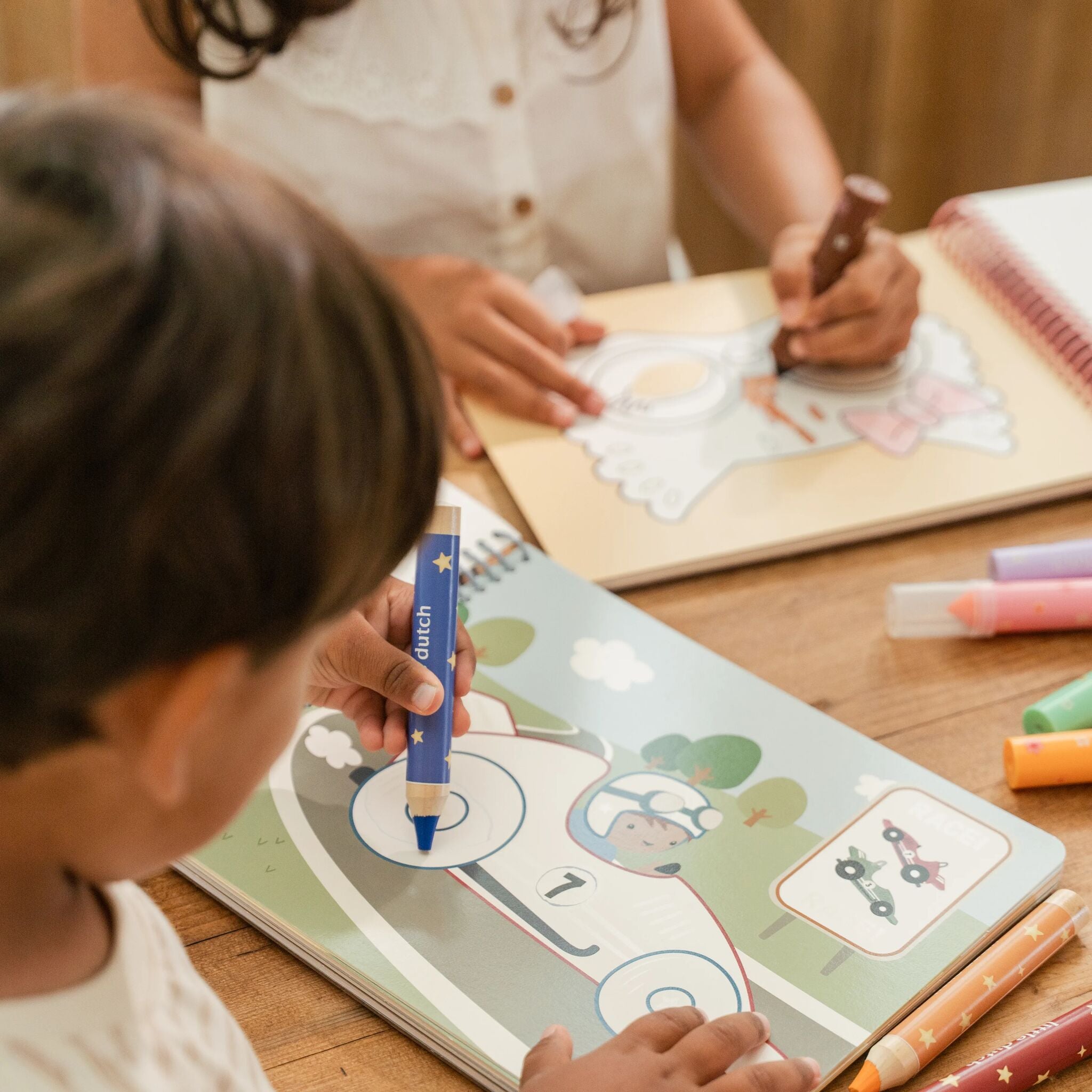 Föndurbók m/skærum - Jim