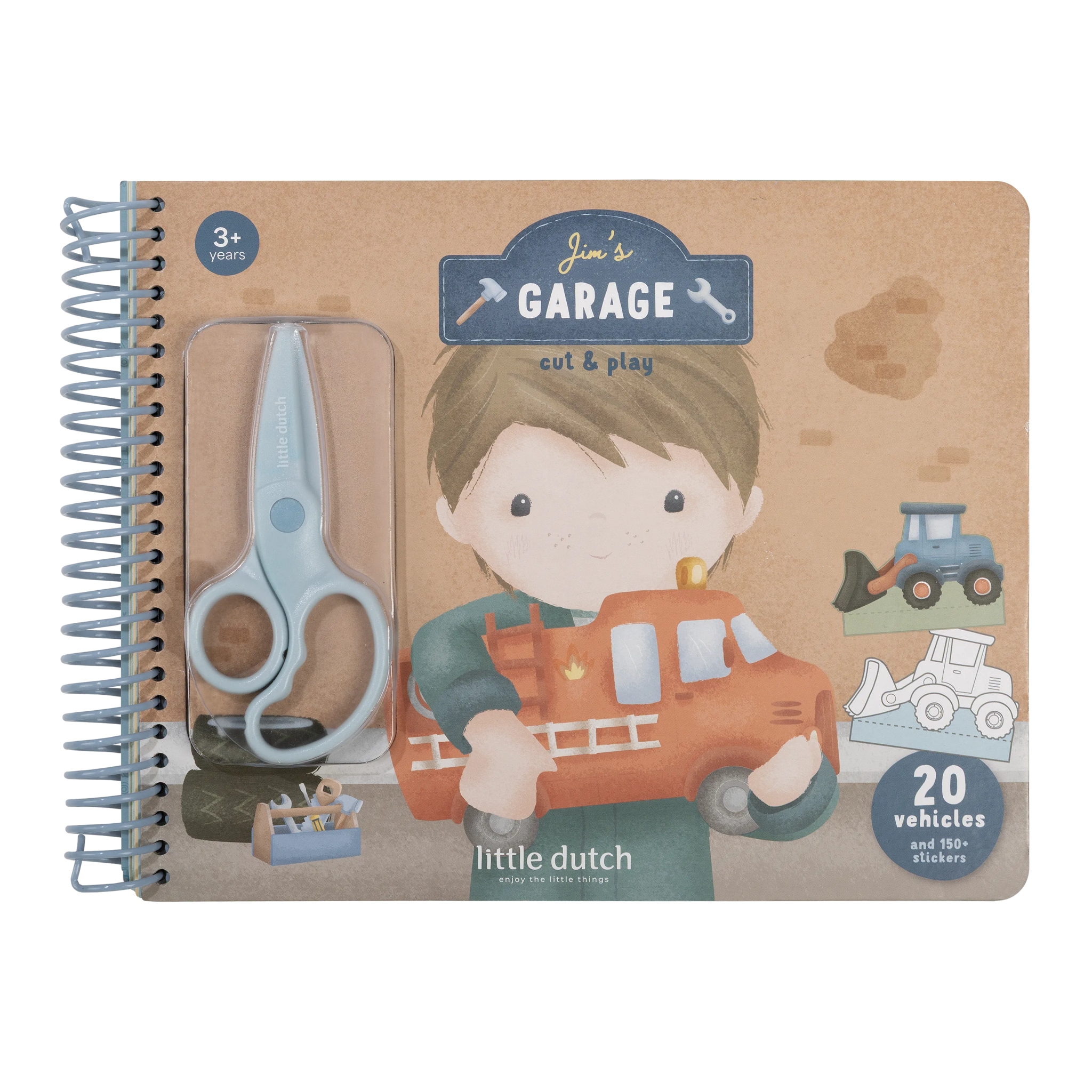 Föndurbók m/skærum - Jim