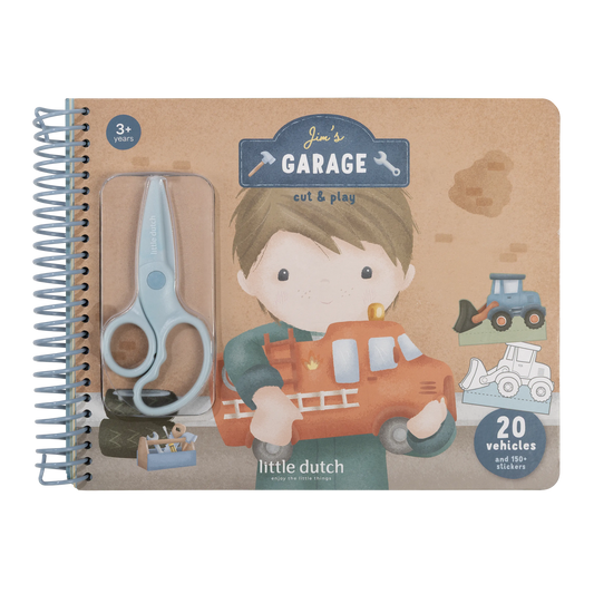 Föndurbók m/skærum - Jim