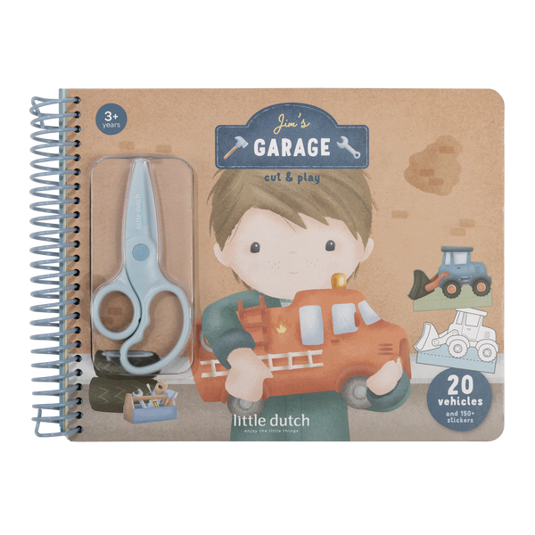 Föndurbók m/skærum - Jim