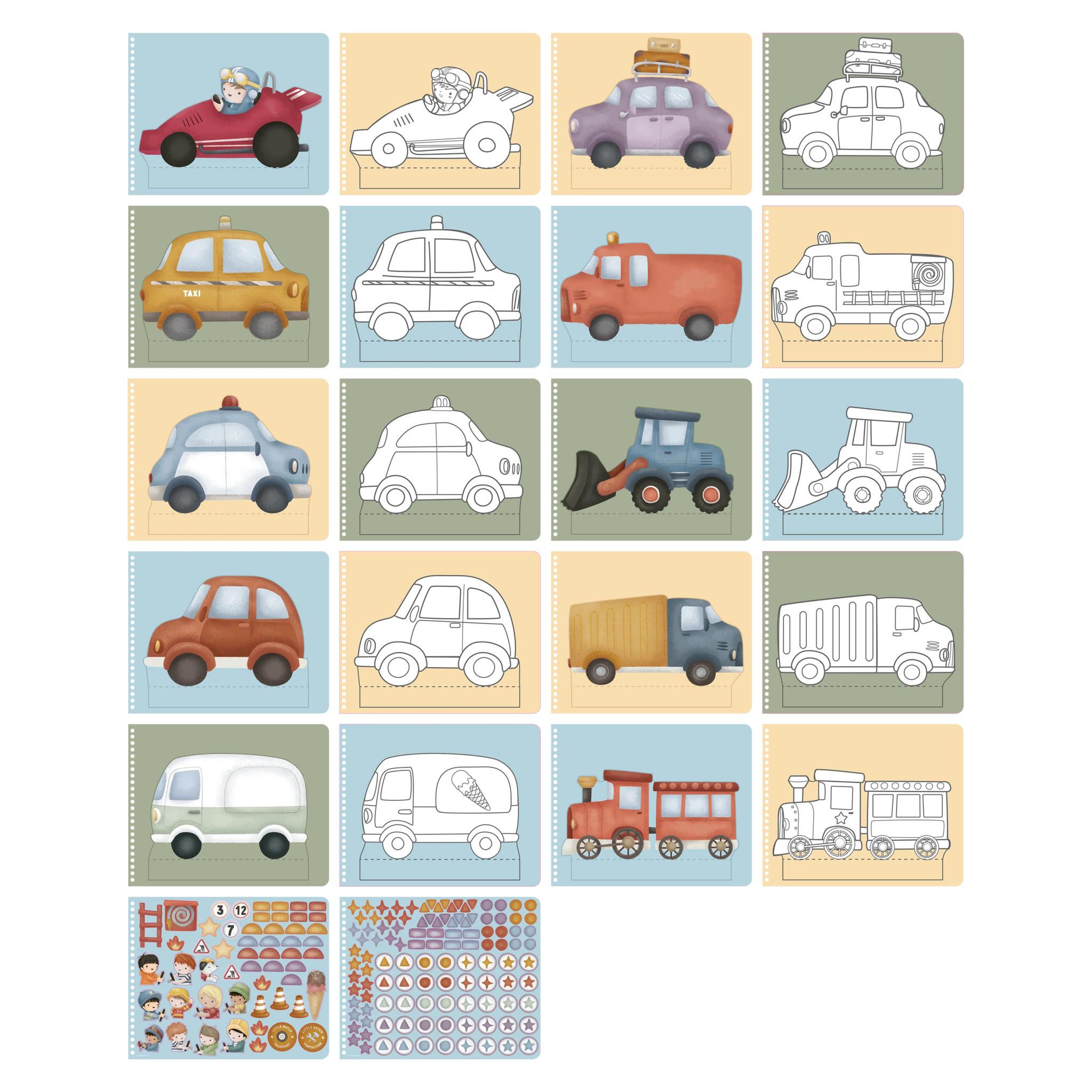 Föndurbók m/skærum - Jim