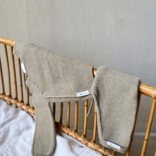 Buxur, knitted - Taupe Melange