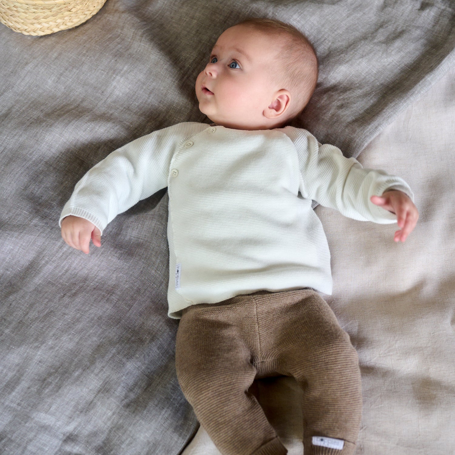 Buxur, knitted - Taupe Melange