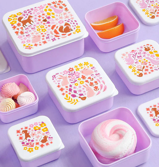 Nestisbox 4pk - Flower garden