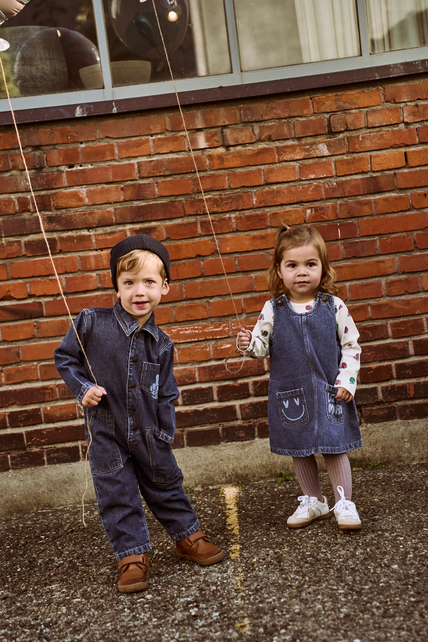 Parker samfestingur - Blue Denim