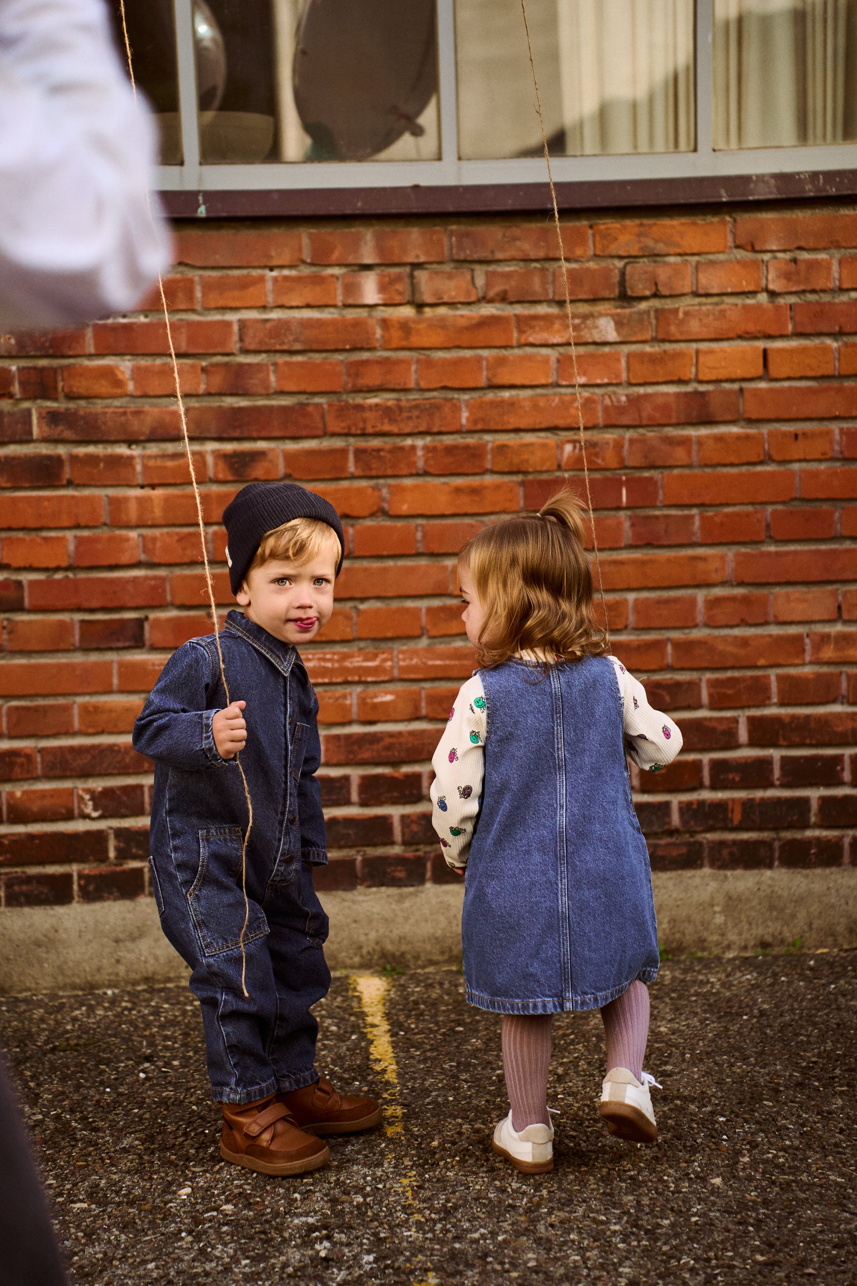 Parker samfestingur - Blue Denim