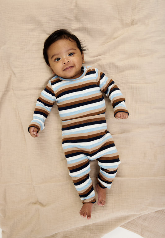 Samfella Park - Powder Blue Striped