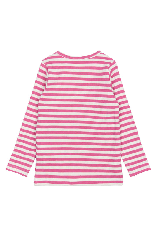Bolur Rib Tee - Ibis Rose Striped