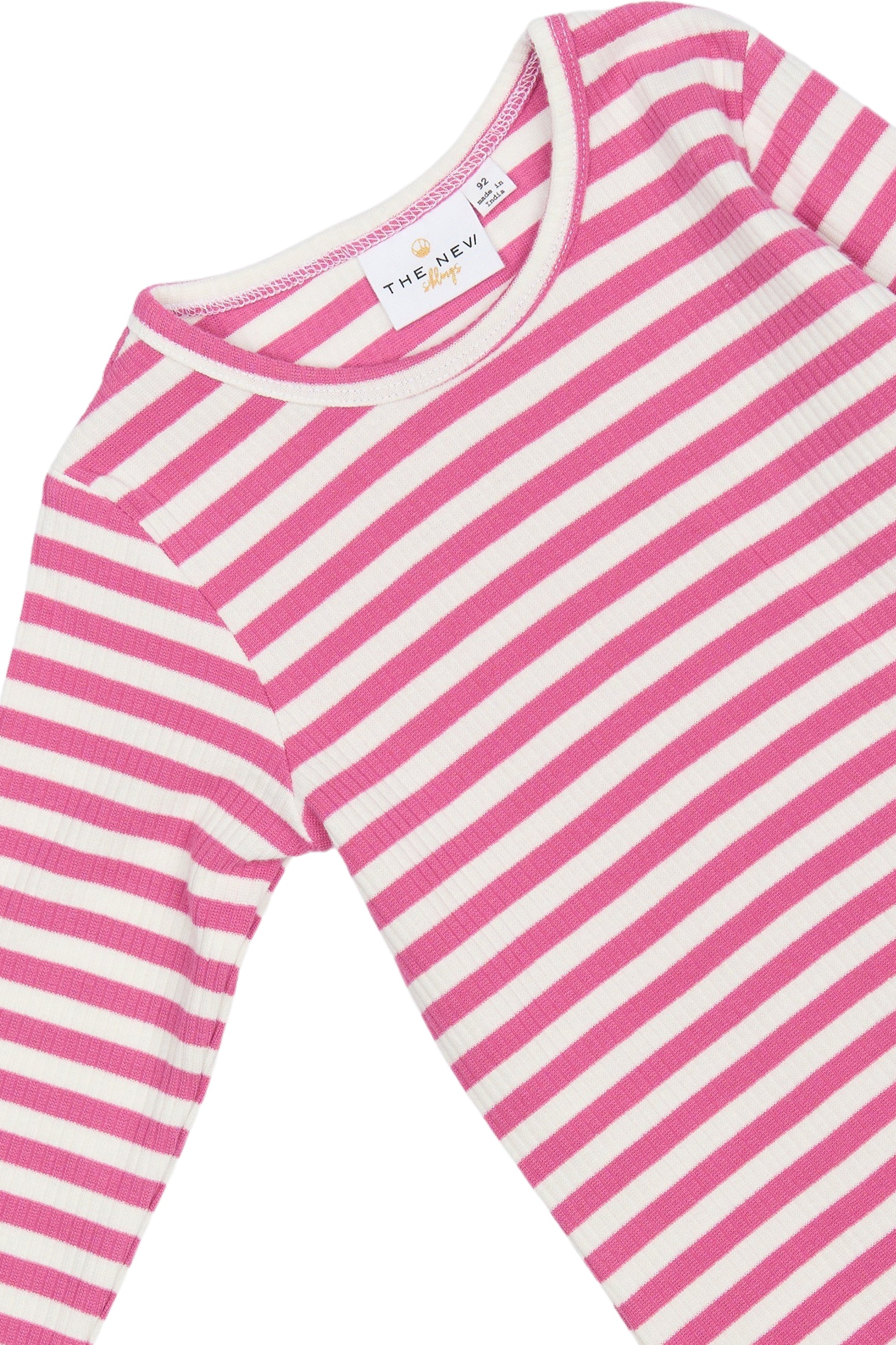 Bolur Rib Tee - Ibis Rose Striped