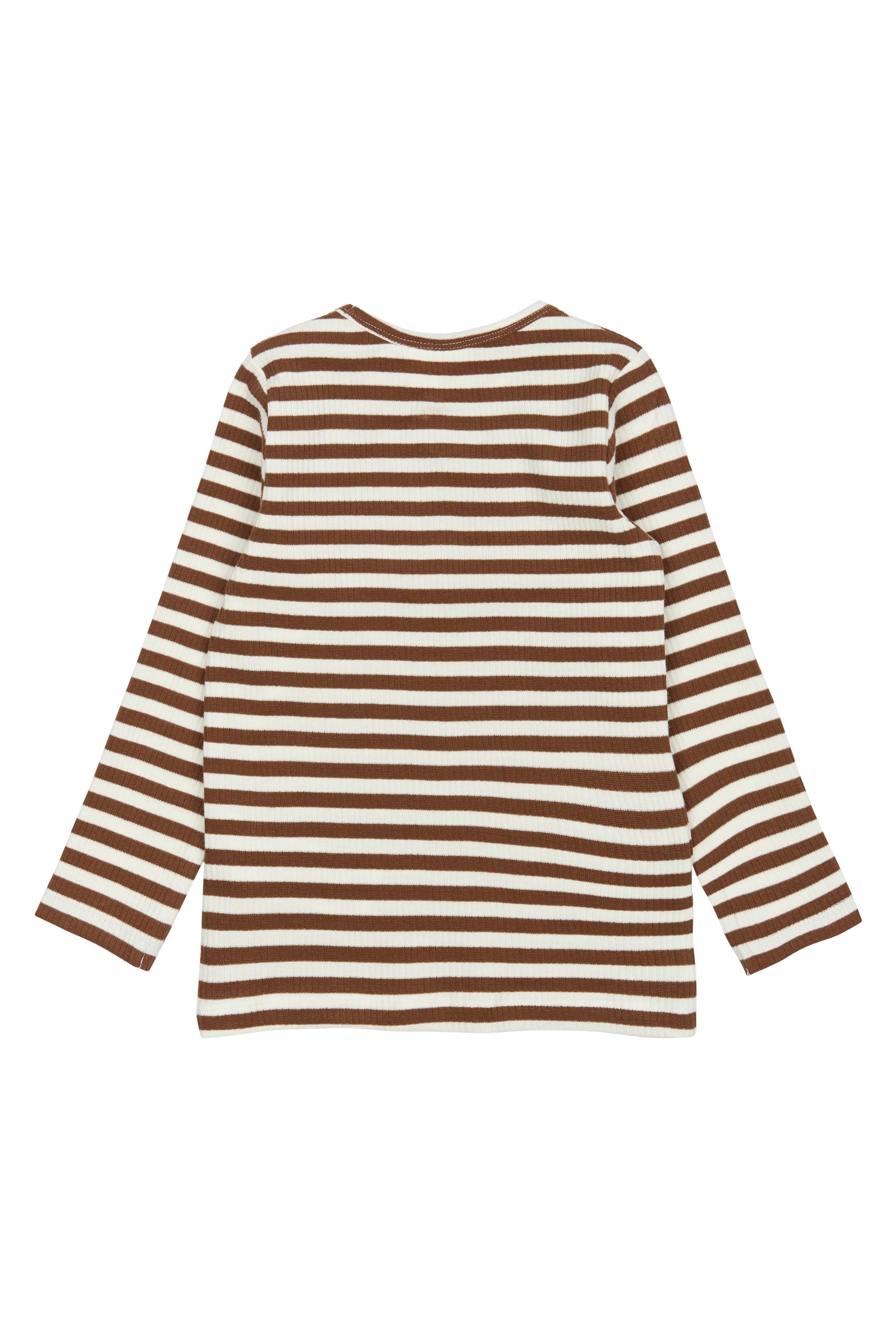 Bolur Rib Tee - Toffee Striped