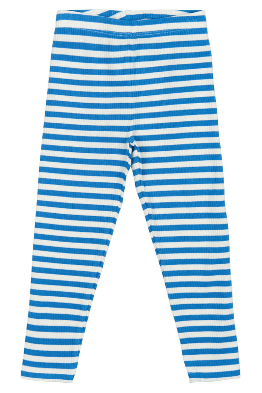 Leggings Rib - Campanula Striped