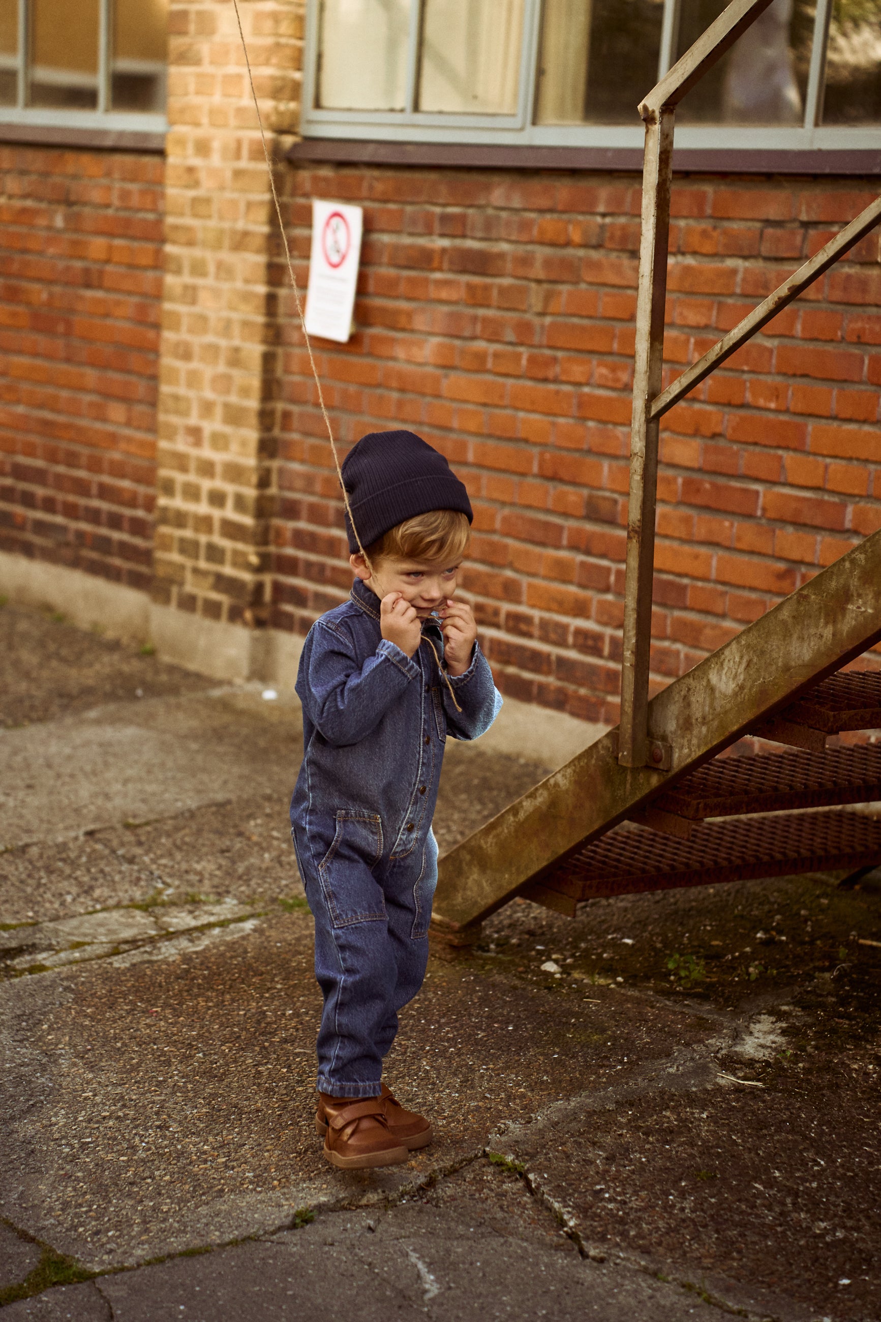 Parker samfestingur - Blue Denim