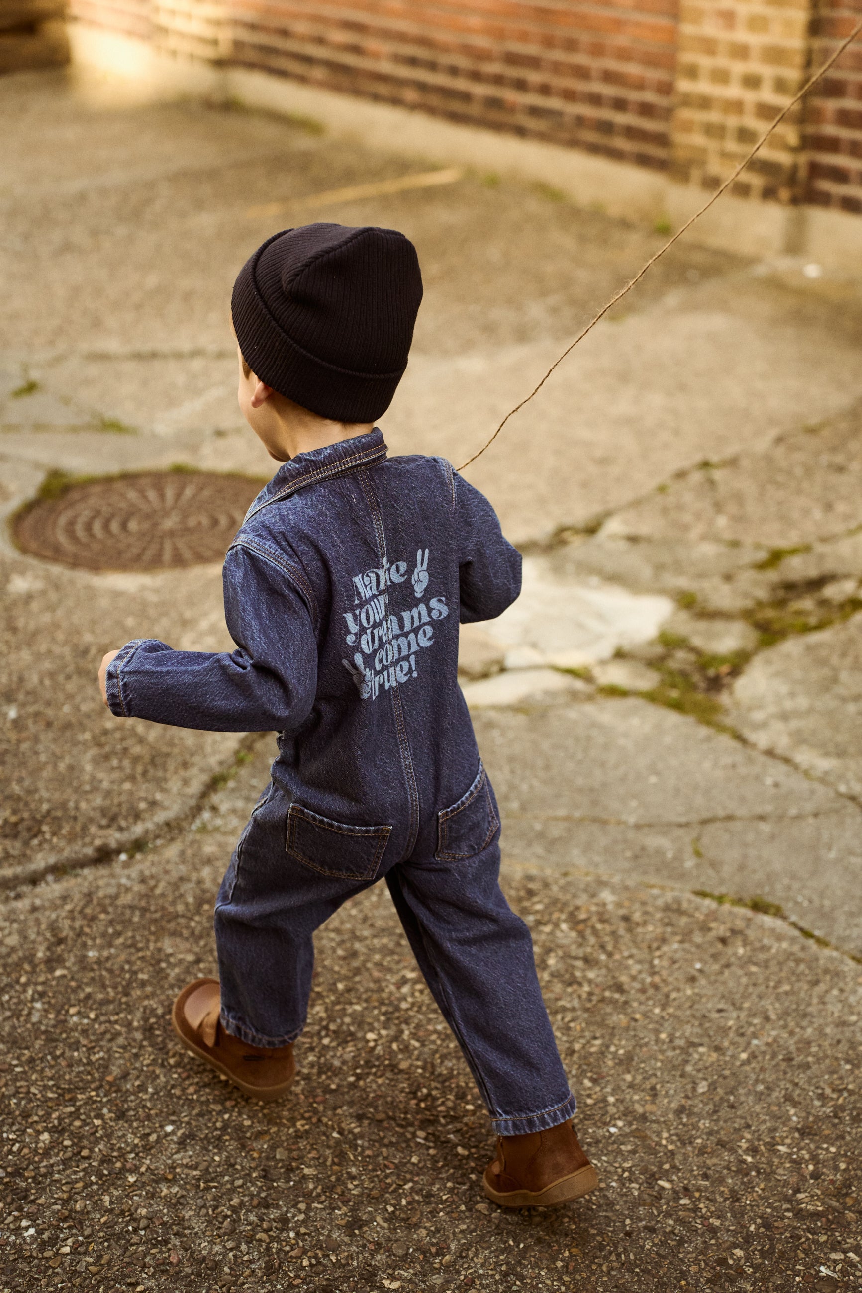 Parker samfestingur - Blue Denim