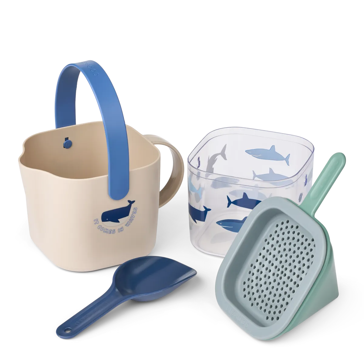 Sandsett - Shark / Dove blue