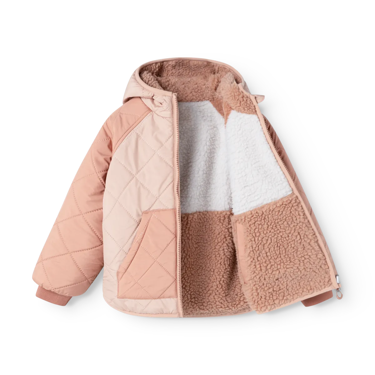 Thermo/flísjakki, Reversible - Pale Tuscany