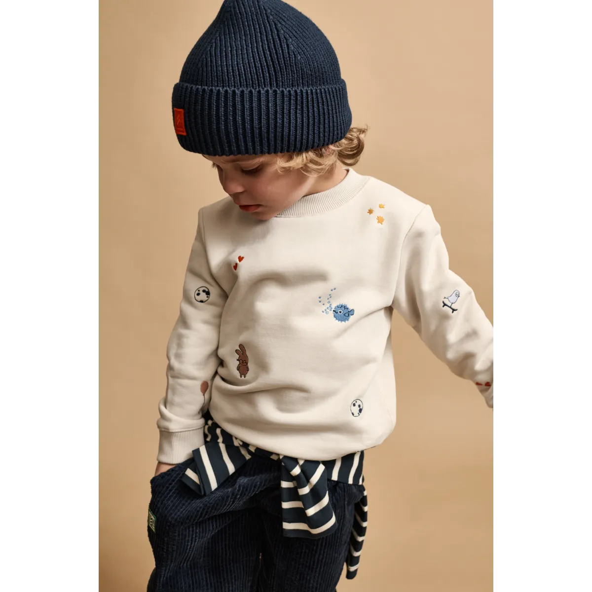 Húfa, Ezra Beanie - Classic navy